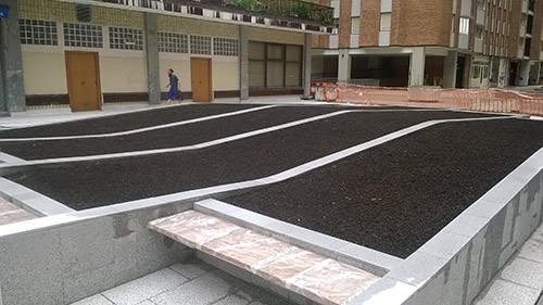 Impermeabilizaciones Jado Rehabilitación Espacio Urbano Privado en Deusto (Bilbao)